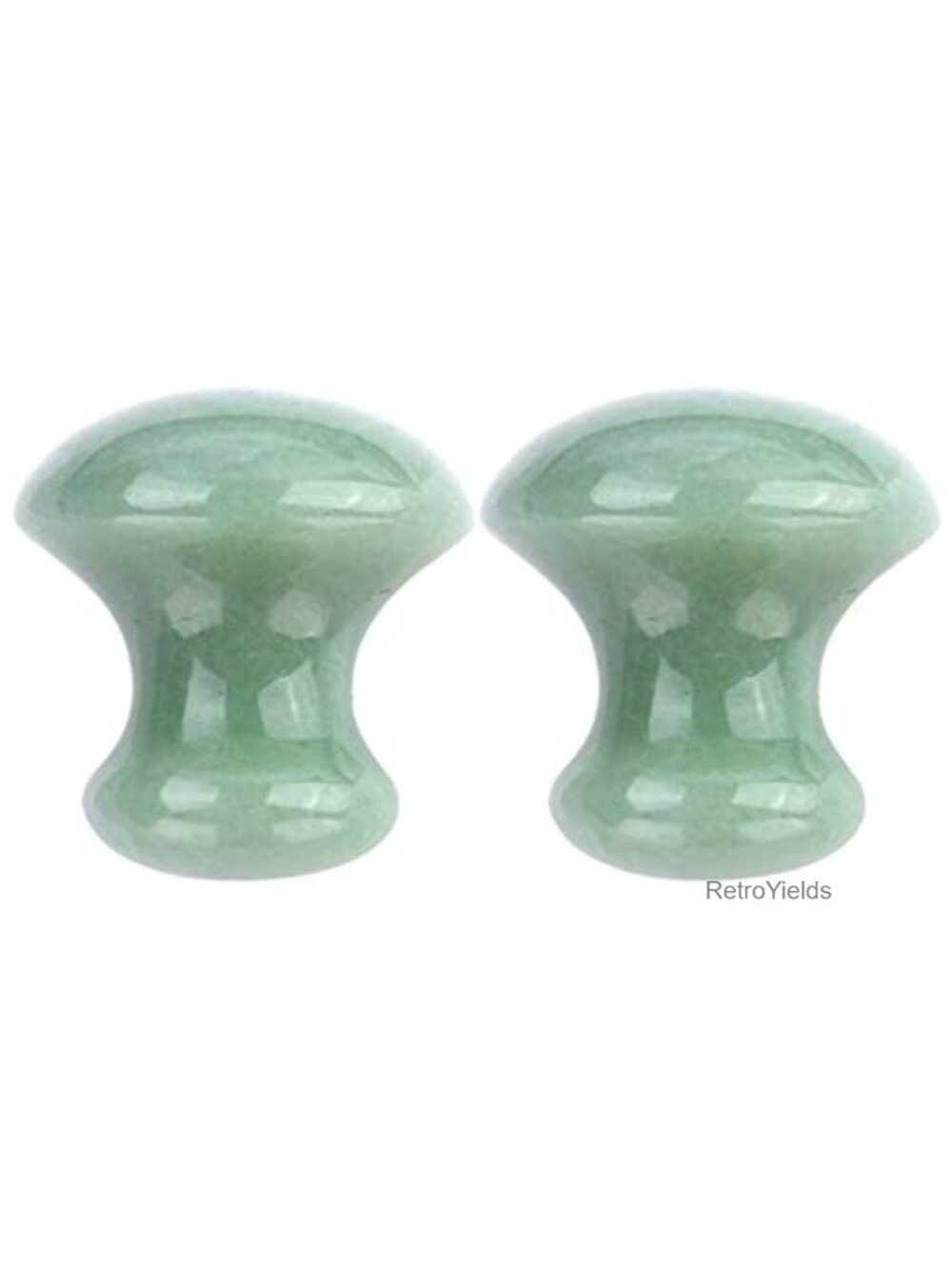 Jade Mushroom Gua Sha Facial Massage Roller Set for Women